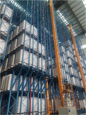24m 5304 Slots Automated Storage Retrieval System Chemical Fiber Industry